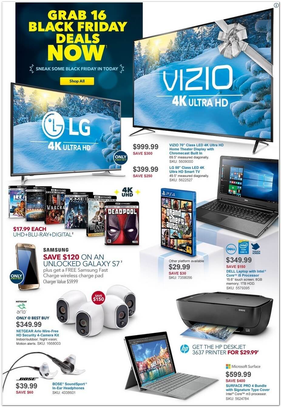 Best Buy Black Friday 2016 Ad - 0