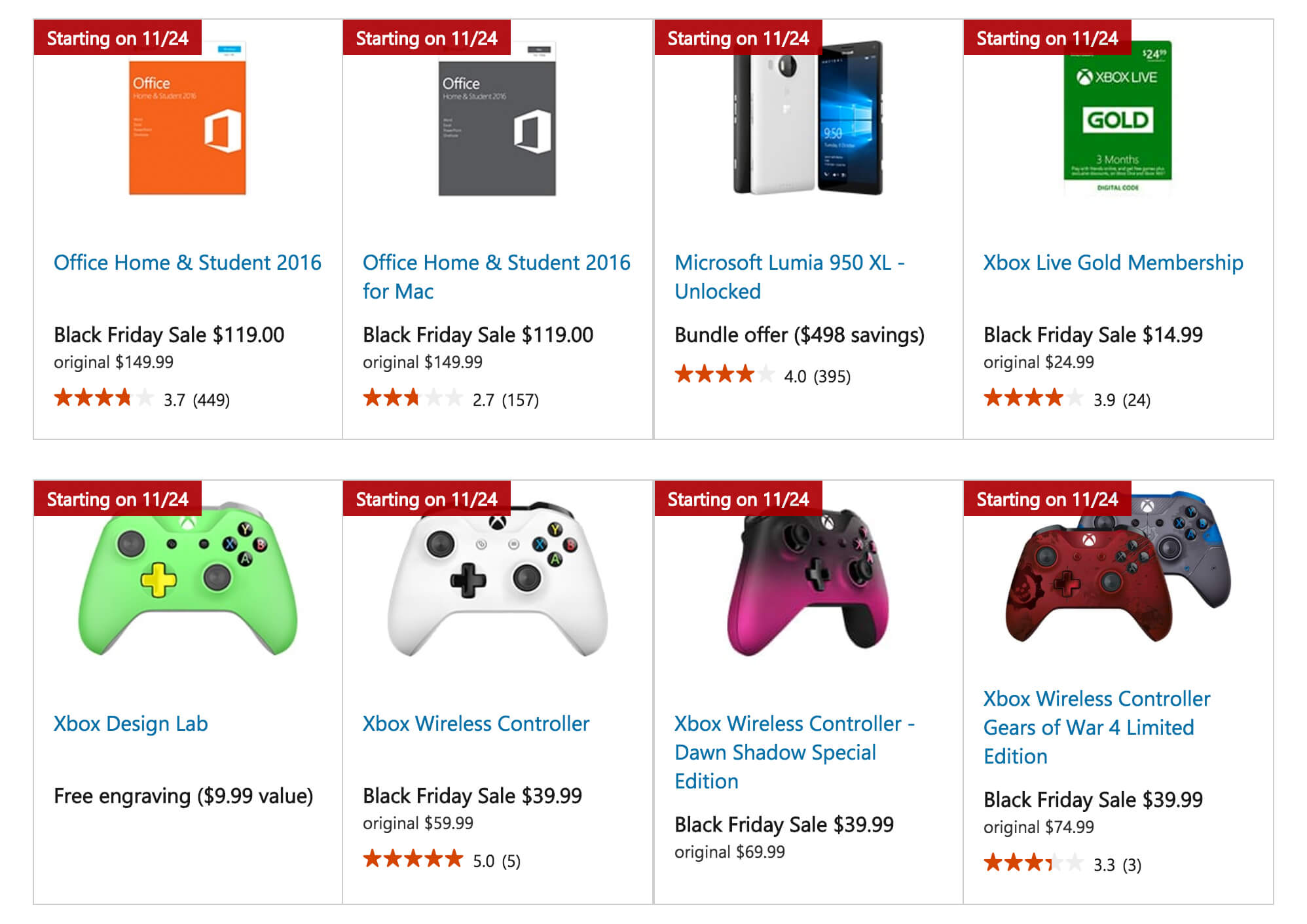 You’re a little late … but still in luck Microsoft Office Black Friday & Cyber Monday Instant Off Deals. Microsoft Store Black Friday & Cyber Monday deals on Microsoft Office suites are available now. The software maker offers savings on Microsoft Office Home 1-year subscriptions and Office Home & Student traditional one-time-pay edition.