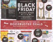 PetSmart Black Friday 2016 Ad - Page 1